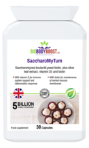 SaccharoMyTum-Saccharomyces Boulardii Probiotic Yeast 5 Billion Cfu Per Caps - £11.86 GBP
