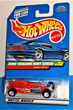 Hot Wheels 2000 Treasure Hunt Series #4 Sweet 16 II Red w/ Real Riders - £7.91 GBP