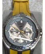 Fossil Blue Unisex Watch BQ-9225 Day Date 38mm YELLOW BAND Analog NEW BA... - $28.62 CAD