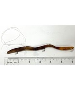 Freshwater Artificial Fishing Worm 6 Inch Prerigged Light Brown Pack of 10 - €9,02 EUR