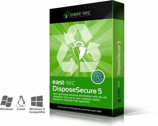 EastTec DisposeSecure, Erase any Hard Drive or Computer Partition Securely
