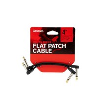D&#39;Addario Flat Patch Cable, 4in Offset Right Angle, Twin PK - $43.69