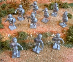 Lot: 10 Mini-Fig Dervish Infantry, 25mm Military Miniature, Old Wargame Figure - £5.52 GBP