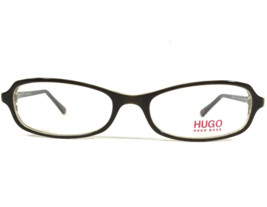 HUGO BOSS Brille Rahmen HG15569 Ol Brown Klar Beige Cat Eye 50-16-135 - £44.03 GBP