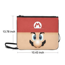 Mario Bros Nylon Slim Clutch Bag 10.43&quot;(L) x 13.78&quot; (H) - $24.00