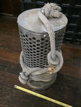 VINTAGE, ANTIQUE, BARREL STRAINER FIRE HOSE NOZZLE ,AMERICAN LaFRANCE, USA - $148.50