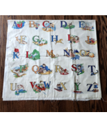 RARE FABRIC Alphabet panel ABC Moda HOME 26 letters 24 x 26 &quot; WIDE - $31.68