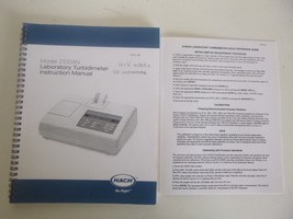 Hach 2100AN Laboratory Turbidimeter Instruction Manual &amp; Quick Reference... - $38.75