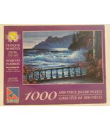 Tranquil Moments 1000 Piece Jigsaw Puzzle Sure-Lox 19.125" x 28.75" Ages... - $19.99