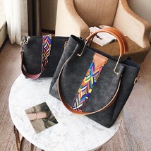 Handbag Designer Women Bags Brand Women Messenger Bag Vintage Pu Leather Handbag - £39.64 GBP