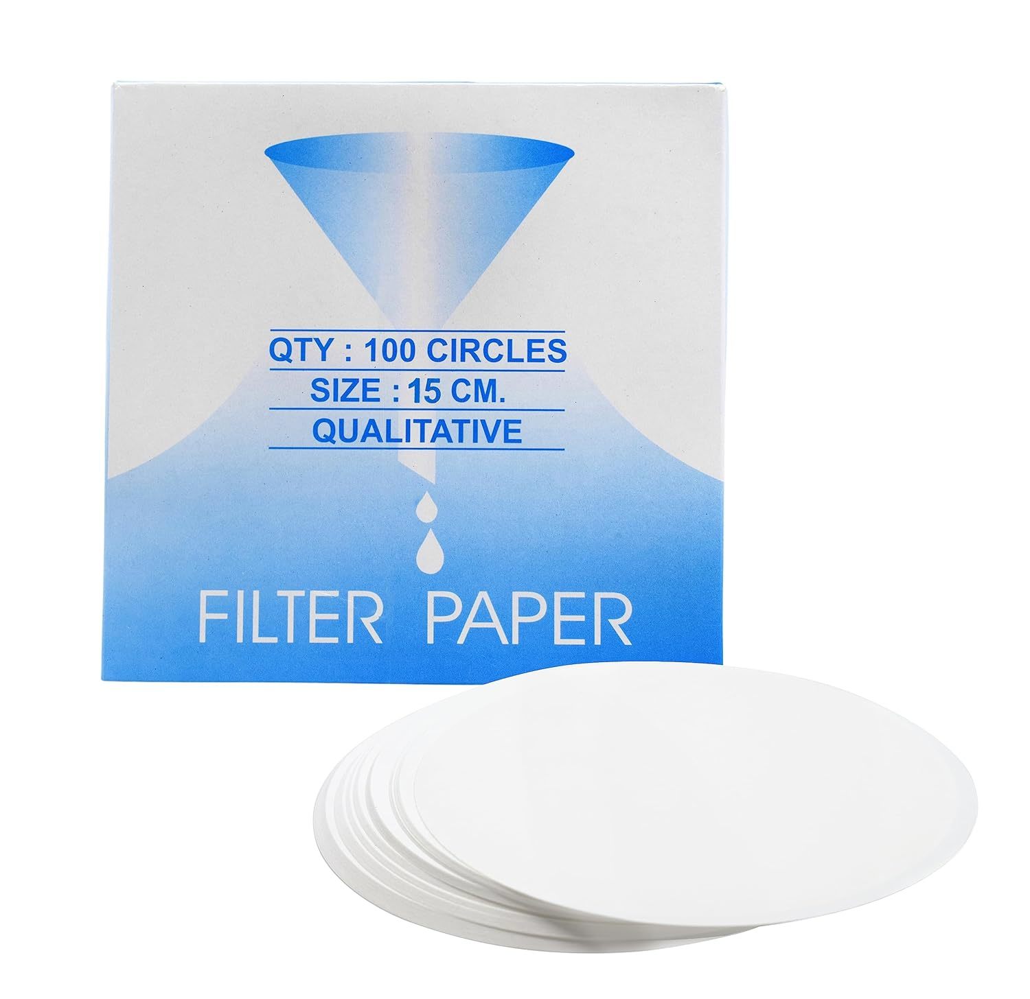 Premium Filter Paper, 15Cm, Pack Of 100 - $33.99