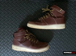 Authenticity Guarantee 
Nike Air Force 1 High ‘07 Lv8 Brown Hi Top Leath... - £118.69 GBP