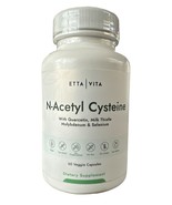 NAC Supplement N-Acetyl Cysteine 600mg with Quercetin, Milk Thistle Exp:... - £12.45 GBP