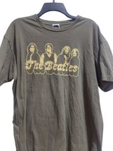 The Beatles 2006 Men&#39;s XL T-Shirt Olive Green GUC - $21.77