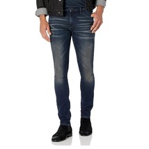 John Varvatos Men&#39;s Matchstick Skinny Narrow Fit Jeans Distress Denim Aged Blue - £78.38 GBP