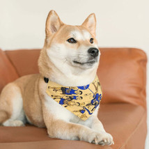 Pet Bandana Collar - PChee: Durable Polyester Duck Fabric, Adjustable Fit, Subli - $32.62