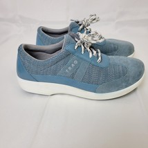 TRAQ by Alegria Rhythmiq Women&#39;s Smart Walking Shoe Dusty Blue 37 Slip Resistant - £19.50 GBP