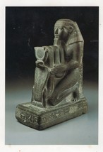 Kneeling Statue of Senenmut Unposted Vintage Postcard Egyptian XVIII Dynasty - £15.81 GBP
