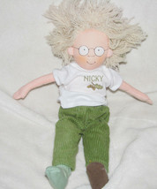 Nicky The Nature Detective Cloth Doll - Vintage 1983 -12&quot; Stuffed Plush Toy Lena - £12.00 GBP