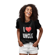 Funny Uncle Family Reunion Graphic Tees Crew Neck Black T-Shirt - £10.66 GBP