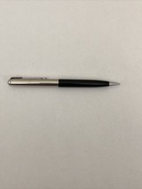 VINTAGE PARKER BLACK PLASTIC CHROME MECHANICAL TWIST PENCIL - £22.35 GBP