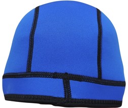 1mm Neoprene Wetsuit Beanie Cap, Royal Blue-Reversible to Black, Sale - £13.57 GBP