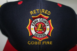 Retired Cobb Fire - Cobb County Georgia Hat - New - One Size Fits All - Ball Cap - £8.11 GBP