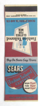 Sears Roebuck and Co.  Fashion Tailored Clothes Matchbook Cover Johnson Tobacco - £1.57 GBP