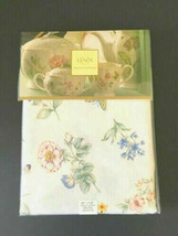 Lenox Butterfly Blossom Tablecloth Floral Spring Easter 60X102&quot; Oblong - £37.09 GBP