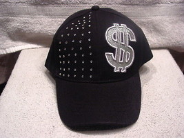 Dollar Sign Money Baseball Cap Hat #2 ( Black ) - £9.15 GBP
