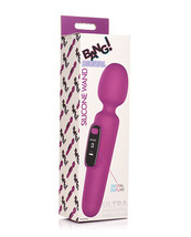 Bang! 10X Digital Vibrating Wand - Purple - £54.52 GBP