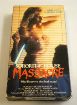 SORORITY HOUSE MASSACRE Cult Horror MOVIE (1987 Warner Bros Video) RARE ... - £31.37 GBP