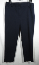 Talbots Women&#39;s Hampshire Ankle Pants Navy, Pockets, Size 14 - £19.80 GBP