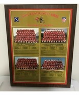 SAN FRANCISO 49ERS &quot;THE TEAM OF THE 80&#39;S&quot; WOODEN PLAQUE TEAM PHOTOS COLOR - $88.20