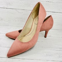 Life Stride Sevyn High Heel Shoes Pumps 9.5 M Pink Suede Like Soft System New - £46.90 GBP