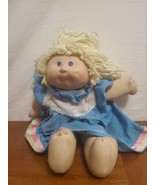 Cabbage Patch Kids Xavier Roberts Blond Hair Blue Eyes 1982 Coleco Signed - $36.42