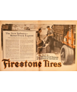 1919 FIRESTONE TIRES-2 PAGE-Antique Print Ad-Motor Truck Express-Watsons... - $37.88 CAD