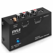 Pyle Phono Turntable Preamp - Mini Electronic Audio Stereo Phonograph Preamplifi - £25.64 GBP