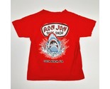 Ron Jon Surf Shop Boys T-Shirt Size Small Red Cotton TE27 - £7.05 GBP