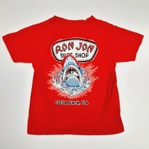 Ron Jon Surf Shop Boys T-Shirt Size Small Red Cotton TE27 - £6.95 GBP