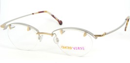 Contro Verse 3920 123-27 Silver /GOLD Eyeglasses Glasses Controverse 44-23-140mm - £92.05 GBP