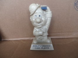 Vintage 1970&#39;s Wallace Berries Figure Worlds Greatest Card player - £10.99 GBP