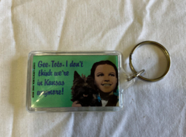 Vintage Wizard of Oz key ring Dorothy gee Toto I don&#39;t think we&#39;re in Kansas - £15.64 GBP