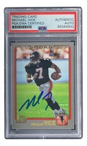 Michael Vick Firmado 2001 Topps #311 Atlanta Falcons Carta Rookie PSA / DNA - £69.56 GBP