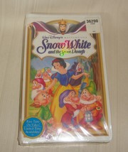 Vintage Snow White and the Seven Dwarfs Disney VHS Masterpiece New Seale... - £7.78 GBP