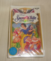 Vintage Snow White and the Seven Dwarfs Disney VHS Masterpiece New Seale... - $9.89