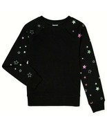 Athletic Works Girls Fleece Sweatshirt Size X-LARGE (14-16) Black W Colo... - $257.35 MXN