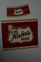 Rahr&#39;s Holiday Brew Green Bay WIS Bottle Label &amp; Neck Label  inv 44 - $7.00