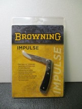 Browning Impluse Folding Knife 2 1/4" Black M48C In Package - £7.51 GBP
