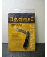 Browning Impluse Folding Knife 2 1/4&quot; Black M48C In Package - £7.35 GBP